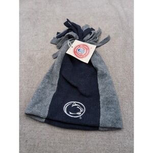NWT Penn State Nittany Lions Beanie Cuffed Knit Winter Sports Hat‎ Pom Hat